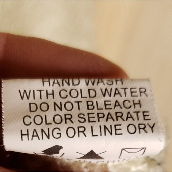 Windsor Womens Cream Black Southwest Tunic Sweater Medium - Picture 6 of 6